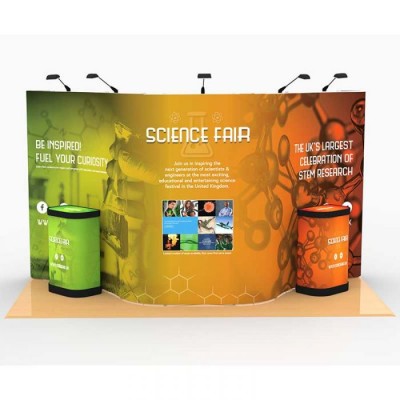 2019 China Import Expo Tradeshow Custom Printing Portable Exhibition Stand