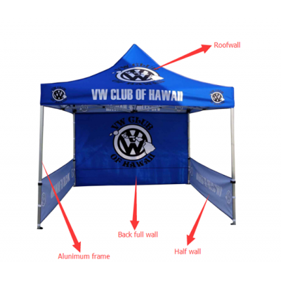 Custom High quality 10x10 or 3x3 exhibition trade show booth tent