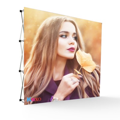 Custom Printed Fabric Wall  Pop Up Portable Display Stand