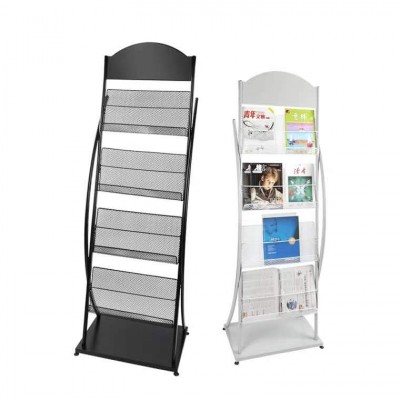 Hot-selling custom logo  A4 Aluminum Magazine Brochure Holder